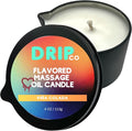 Pour Drip Massage Candle Pina Colada - Scented and Flavored Soy Wax Aromatherapy Candle for Relaxing Oil Therapy, TikTok Viral Trend