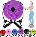 Waist Sculptor, Twister Board with Handles and Pull Rope, 2026 New Waist Twisting Disc for Core Workout, Body Shaping Exercise for Abs, Legs, Buttocks, Hips, Home Gym Fitness Equipment for Women