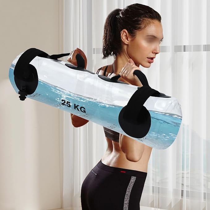 Water Weights Aqua Bag for Workout 55lbs, Workout Sandbag Alternative Strength Training Sand Bag Portable Stability Fitness Equipment