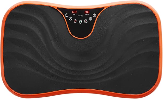Happybuy Vibration Plate Exercise Equipment - The Ideal Whole Body Vibrating Platform for Both Women and Men. It's Designed for Lymphatic Drainage and Weight Loss, Comes with 2 Resistance Bands.