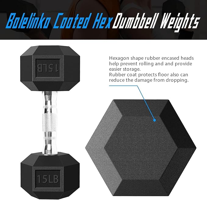 Balelinko Home Gym Equipment Workouts Strength Training Weight Loss Pilates Weights Yoga Sets Weights for Women, Men, Seniors and Youth
