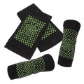 PartyKindom 4pcs Self-heating Knee Support Sleeves Thermal Compression Wraps for Joint Pain Relief Breathable Design for Sports Everyday Use for Arthritis Cold Weather