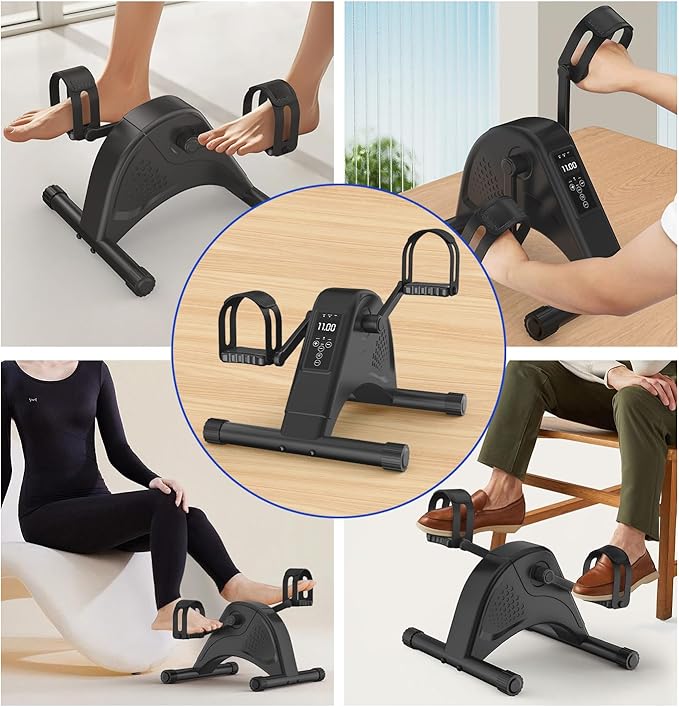 Under Desk Bike, Pedal Exerciser, Mini Exercise Bike, Arm Bike, Bike Pedal Exerciser, Mini Exercise Bike Pedal Exerciser, Floor Bike Pedal Exerciser
