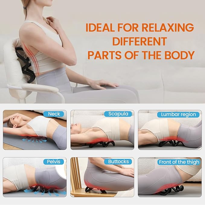Trigger Point Massager & Psoas Release Tool, Deep Tissue Myofascial Massager for Back, Shoulder Blade, Neck & Hip Flexor Pain Relief, Scapular, Pelvic & Upper-Back Stiffness |Gifts for Men&Women