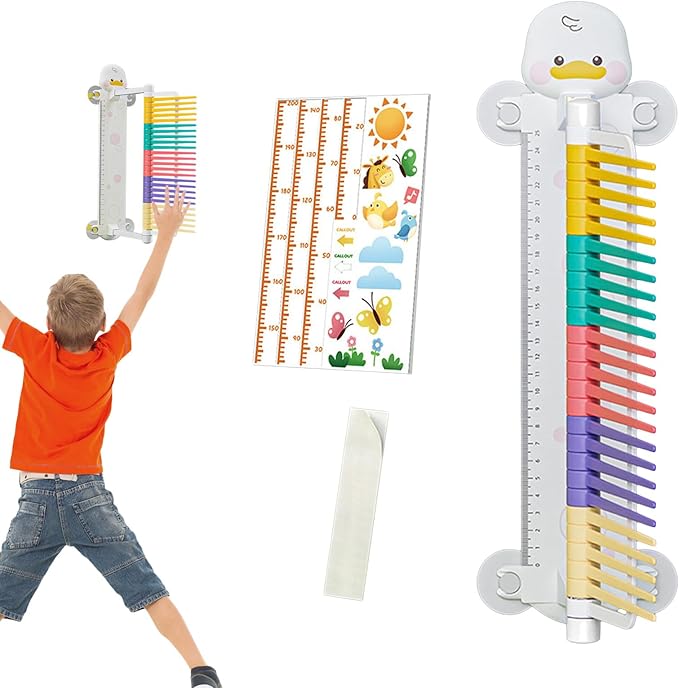 Vertical Jump Measurement Tool | Adjustable High Jump Stick Pole for Kids Training | Educational Vertical Jumps Trainer, Touching Patting Test Equipment for Exercise, Fitness Sports School Gift