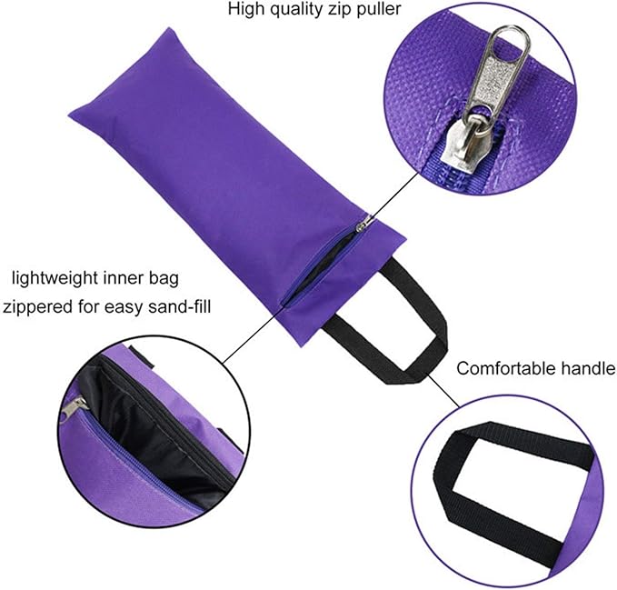 Foldable Filled Sandbag with Single Handle for Weights and Resistance