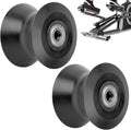 2 Pcs 238880 Elliptical Machine Replacement Leg Roller Compatible with Free-Spirit, Ree-bok (Icon) Models, It Can Reduce Friction, Improve The Smooth Mobility of The Pedal and Enhance Stability