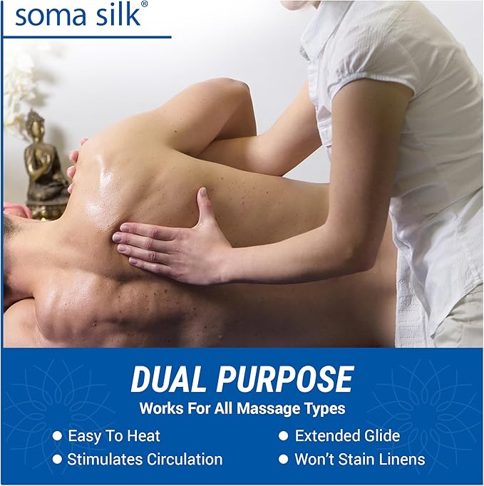 Professional Massage Cream, 1 Gallon - Smooth & Silky Massage Creme for Massage Therapy - Calendula & Jojoba Oils - Long Lasting Glide - Washes Clean from Linens - Spa & Therapist Supplies