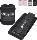 Ankle Weights A Pair of 1/2/3/4/6/8/10/12/20 LBS Wrist Leg Arm Weights for Women Men with Adjustable Straps, Strength weighted for Physical Therapy Running Walking Fitness Gym Workout