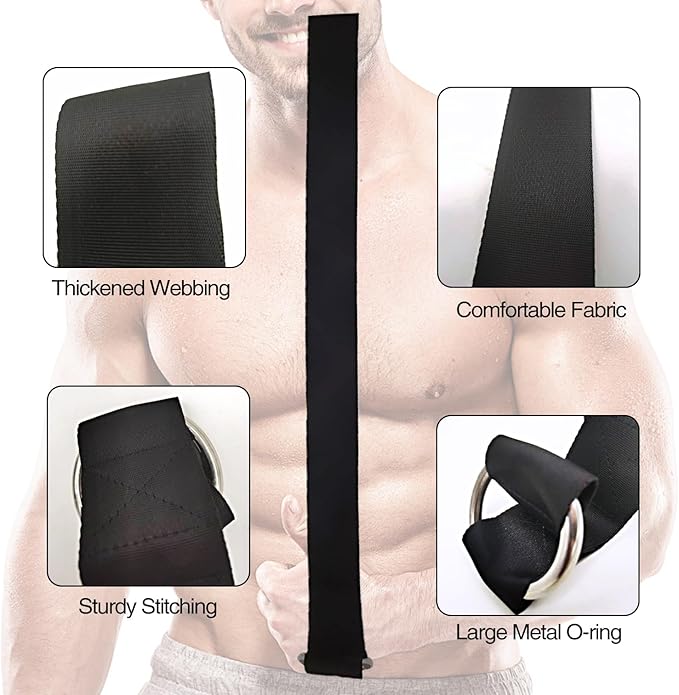 Arm Wrestling Training Loading Strap, Ideal for Wrist Forearm and Biceps Workouts Muscle Strength Tools Suitable Home Gym 1-2 inches Barbell Plates Strap Barbells, Finger Exerciser Strengthener