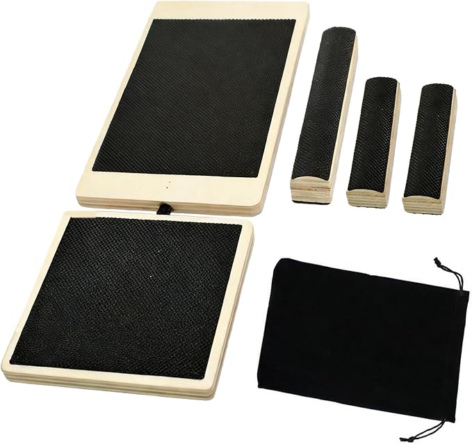 Wooden Ankle Balance Board – Ankle & Foot Strength Trainer for Stability and Single-Leg Balance, Physical Therapy, Plantar Fasciitis Relief, Posture Correction, Home Gym Equipment