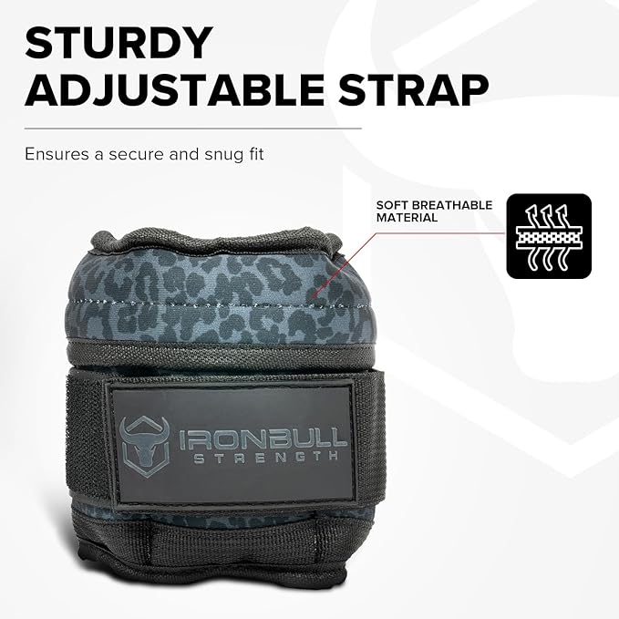 Adjustable Ankle Weights (10lbs/Pair) - Weighted Ankle Weight for Walking, Gym and Exercise - 2, 4, 6, 8, 10 LB Leg Weight Set with Straps for Women and Men - 1-5 lbs Each Ankle Adjustable for Weight Lifting