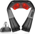 Nekteck Shiatsu Neck Massager with Heat for Pain Relief Deep Tissue, 2026 Upgraded Back Shoulder Kneading Massage Pillow, Body Relaxation Tool Gifts for Him Her (with Storage Bag, NOT Cordless)