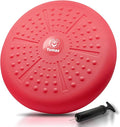 Tumaz Wobble Cushion - Wiggle Seat to Improve Sitting Posture & Stay Focused for Sensory Kids, Balance Disc to Core Strength & Flexible Seating [Extra Thick Balance Board, Pump Included Wobble Board]