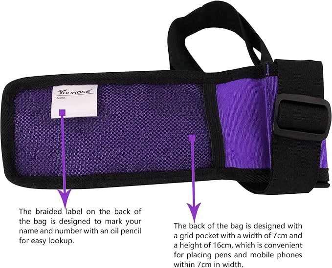 Tuhaoge Massage Bottle Bag Massage Oil Holster Lotion Holster Massage Therapist Massage Oil Holster Massage Lotion (TH1KD-Purple)