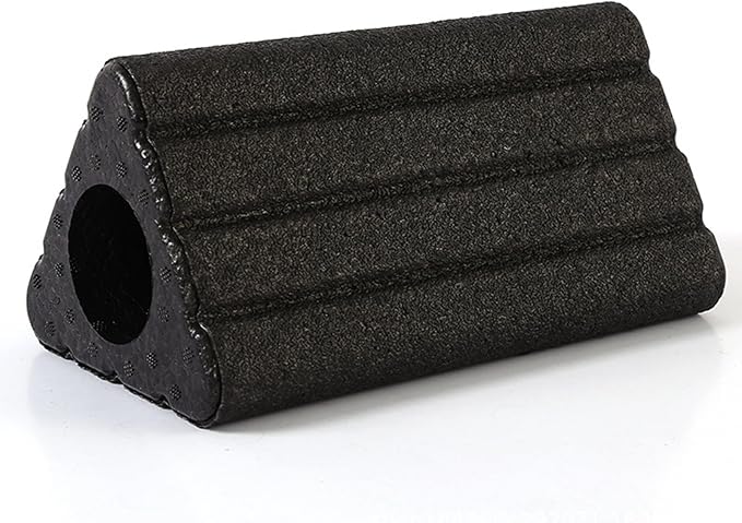 SM SunniMix 2 in 1 Triangle Block Foam Roller Back Legs Foot Massage Home Pilates Pliability Exercise Brick Column Roller