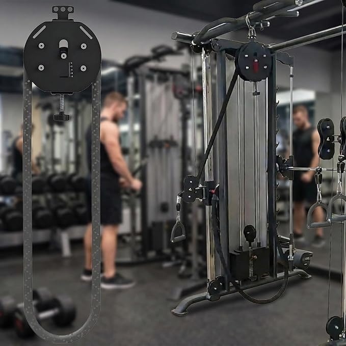 Adjustable Resistance Endless Rope Trainer Heavy Duty Nylon Rope Suspension Pulley Cable System Home Gym Equipment