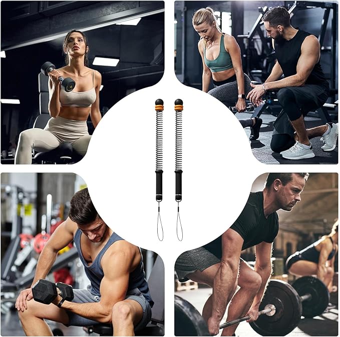 Battle Ropes for Home Gym – High Resistance Fitness Equipment for Weight Strength Training, Wireless Battle Rope for Home Gym, for Cardio Speed Bodybuilding and