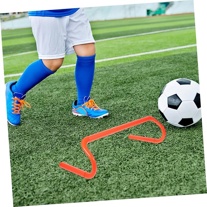 4pcs Agility Hurdles Portable Lightweight Training Equipment for Preschool PE Class Indoor Outdoor Sports Team Activities Material