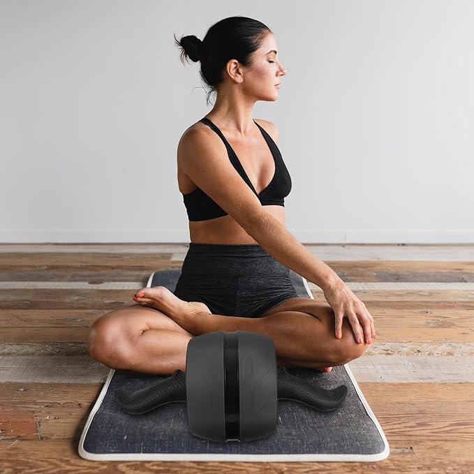 Ab Roller Wheel Automatic Return Fitness Equipment Abs Core Strength Training Muscle Workout Roller for Home Gym Men and Women