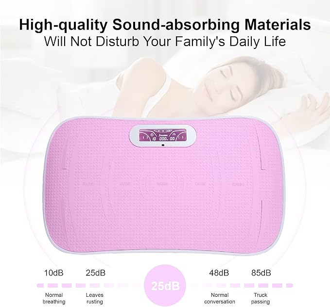 Beaunicorn Vibration Plate, Exercise Equipment Full Body,10-Frequency Weight Los& Vibration Plate for Lymphatic Drainage Machine for Unisex