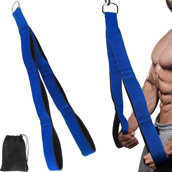 Tricep Rope, tricep Pull Down Attachment with Carry Bag, tricep Rope Cable Attachment for Pull Downs, Strength Training, arm Training, Facepulls and Perfect for Professional Gym