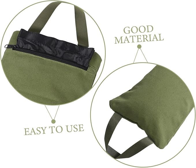 Yoga-sandbags Zipper for Daily Training Empty Exercise Sandbag Workout Weight Bag Weights Fitness Canvas Tool Pouch Leg Slimming Exercise