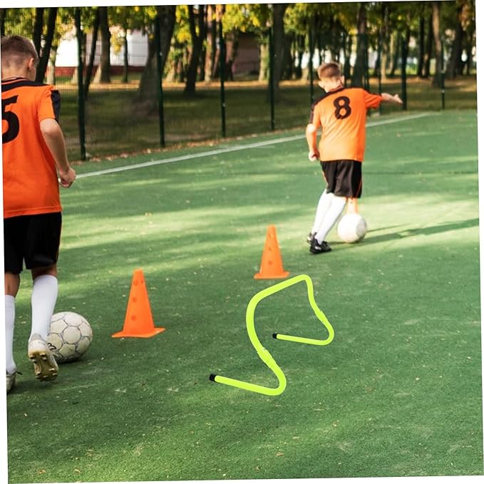 UPKOCH Convenient Agility Hurdles for Football Training Lightweight Height Levels for Boys and Girls Speed and Skill Development