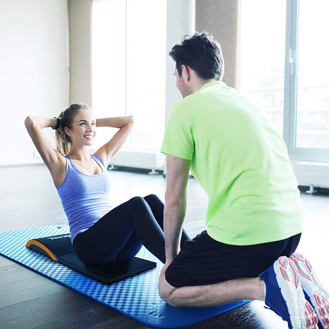 Yes4All Abdominal Exercise Pads, Foldable Ab Workout Equipment for Home Gym Core Training & Back Stretching, Sit Up Mat for Floor Exercises
