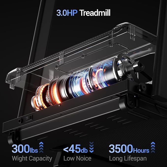 3-in-1 Foldable Treadmill with 15% Incline, Folding Treadmill with Handles, Portable Treadmills for Home and Office, 3.0HP Quiet Walking Pad with Three Screen Display, 300Lbs Capacity