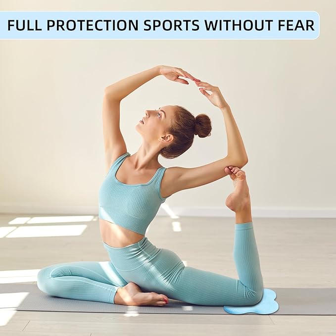2 packs Yoga Knee Pad Mats Extra Thick for Knees Elbows Wrist Hands Head Foam Pilates Kneeling pad Yoga Knee Cushion Thick Exercise Pads for Knees Elbows Wrist Hands Head Foam Pilates Kneeling pad，Support Foam Pads for Women and Men