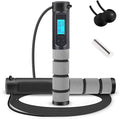 Jump Rope, Digital Weighted Handle Workout Jumping Rope with Calorie Counter for Training Fitness, Adjustable Exercise Speed Skipping Rope for Men, Women, Kids, Girls