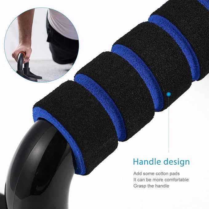 HEMOTON Push up Bars Hand Grip Strength Training Equipment -shaped Push-up Stands for Home Arm Muscle Fitness Workout