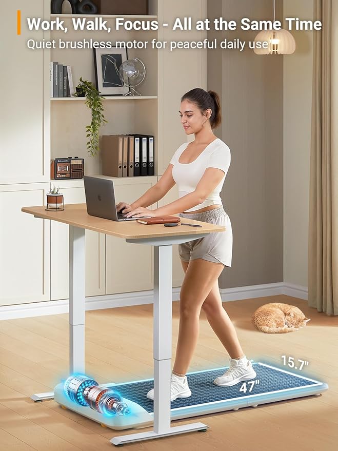 WALKINGPAD C2 Foldable Walking Pad Treadmill, Colorful Under Desk Treadmill for Home Office, Stylish Compact Design, No Assembly Needed