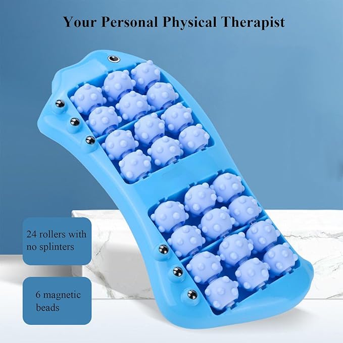 Roller Foot Massage, Shiatsu Acupuncture Massage, Reflexology Tool, Foot Massager Roller, Plantar Fasciitis Relief, Heel, Arch, Muscle Aches, Foot Pain, Stress Relief - Relaxation Gifts for Women, Men