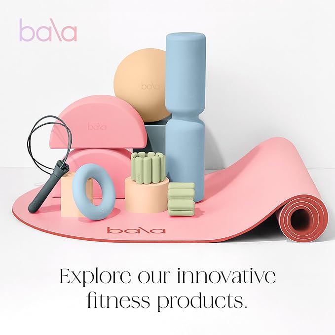 Bala Bangles Wrist & Ankle Weights for Women & Men - Adjustable Weighted Bands - Soft Silicone Arm & Leg Weights for Pilates, Yoga, Walking, Barre, Home Workout & Strength Training Exercise