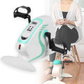 Motorized Pedal Exerciser, Mini Electric Pedal Rehabilitation Machine, 12 Levels Speed Adjustment, Portable Fitness Cycle for Arm/Leg Exercise, Seniors Rehab Training