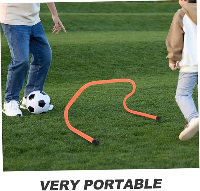 PRETYZOOM 4pcs Plastic Training Hurdles 15cm Height Agility Speed Hurdles for Soccer Football Track Field Sports Conditioning Equipment for Youth