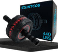 Ab Roller Wheel for Abs Workout - Core Strength Training Equipment for Home Gym with Knee Pad, Abdominal Exercise Wheel for Men and Women
