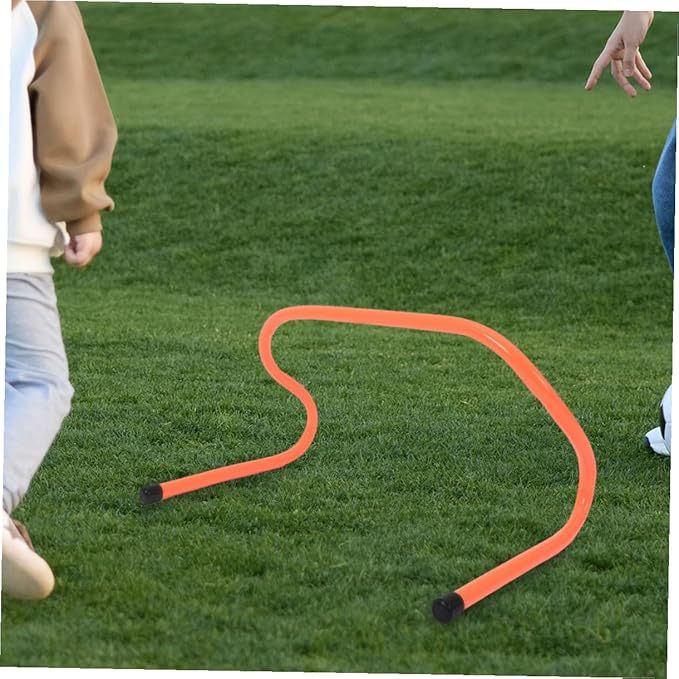 Luxshiny 4pcs Agility Hurdles Soccer Training Equipment Plastic 15cm Speed and Agility Training Hurdles for Youth Football Practice