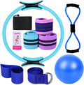 Yoga Sets for Women Pilates At Home Equipment Pilates Magic Ring oty Bands for Working Out Glutes Yoga Ball 25cm Figu 8 sistance Band Yoga Bands for Sttching