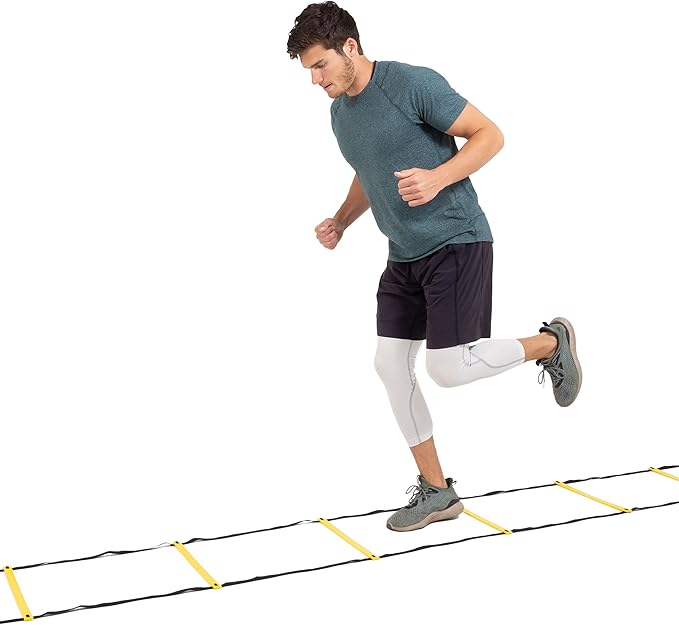 ProsourceFit Speed Agility Ladder 8, 12 and 20 Rung for Speed Training and Sports Agility Workouts with Free Carrying Bag