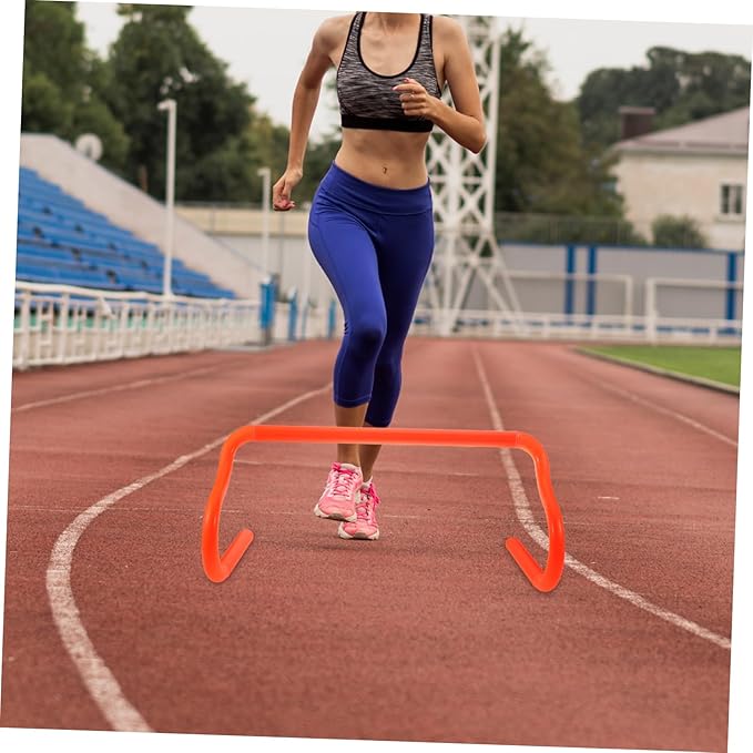 Happyyami Hurdles Track Railing Football Training Tool Detachable Hurdle Practical Football Hurdle Banister