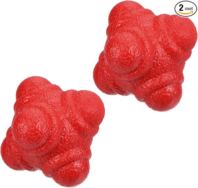 PATIKIL Bounce Reaction Balls, Coordination Training Ball, Agility Trainer TPR Low Difficulty for Speed Reflex