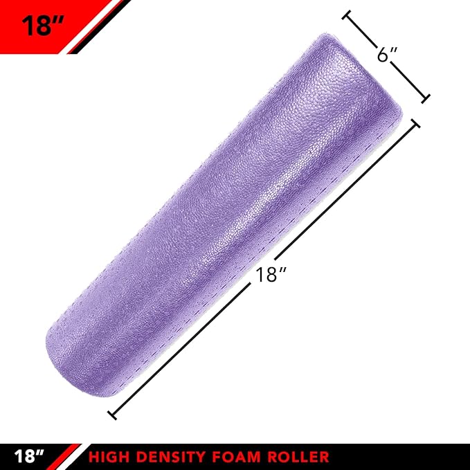 JFIT High Density Foam Roller – EPP Deep Tissue Massage Roller for Muscle Recovery, Myofascial Release & Stretching