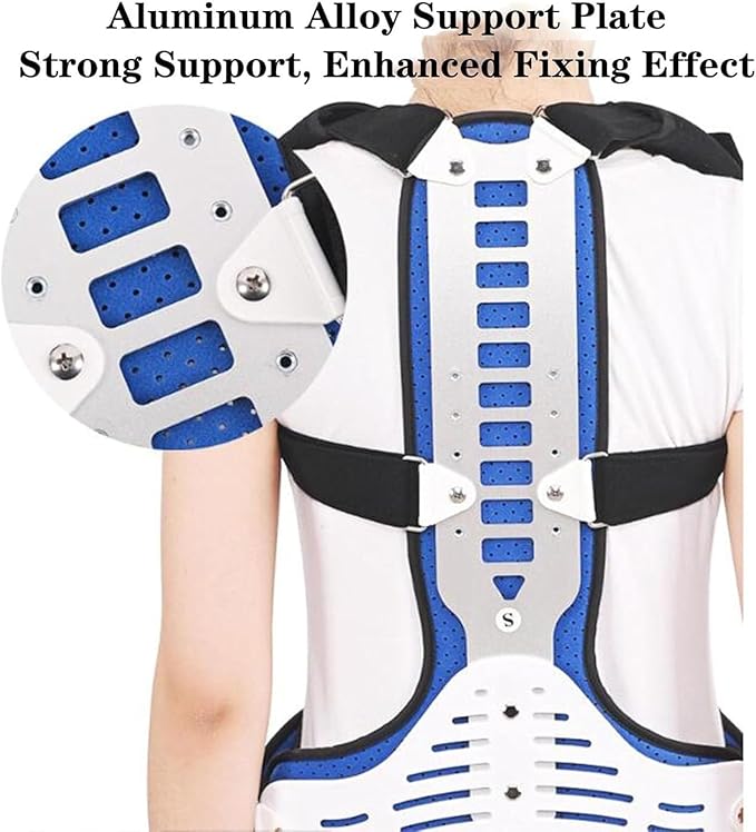 Back Posture Corrector, Spine Fixation Brace, Adjustable Spine Support Stabilizer for Hunchback Kyphosis Vertebral Compression(Medium)