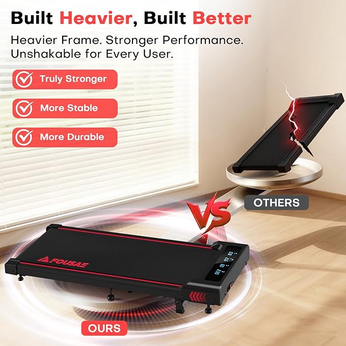 Walking Pad with 10% Incline Treadmills for Home, 4 in 1 6.2MPH Walking Pad Under Desk Treadmill with Full Screen LED Display, 2.75HP Brushless Drive, 12 HIIT Programs, 350 LBS Weight Capacity