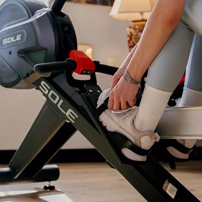 New 2023 Rowing Machine, SR550 Sole Fitness Rower, Foldable Rowing Machines for Home Use, Bluetooth, Touch Screen, Heart Monitoring, Air & Magnetic Resistance Row Machine, Rowers for at Home Exercise