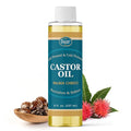 Baar Cold-Pressed Castor Oil, Cold-Processed, Hexane-Free, Palma Christi, for Skin, Hair, Massage & Castor Oil Packs, BPA-Free Bottle, 8 oz.