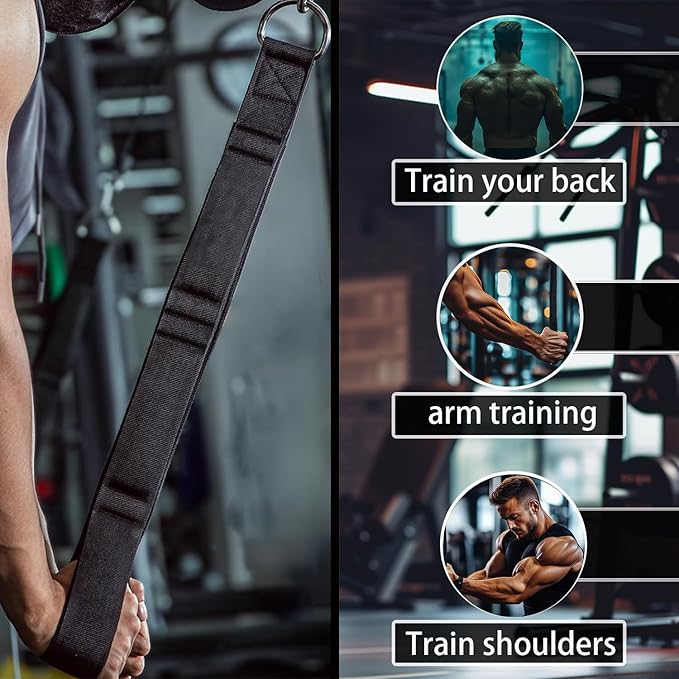 Tricep Rope, tricep Pull Down Attachment with Carry Bag, tricep Rope Cable Attachment for Pull Downs, Strength Training, arm Training, Facepulls and Perfect for Professional Gym